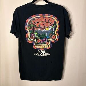 Vail Colorado Graphic T-Shirt - Black and Multicolor